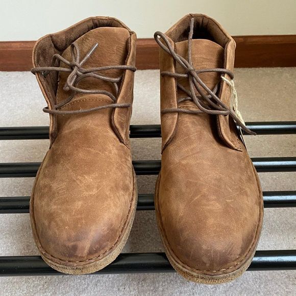 BORN Men Sampson Nubuck Leather Boots - NEW NWOB - Picture 1 of 9